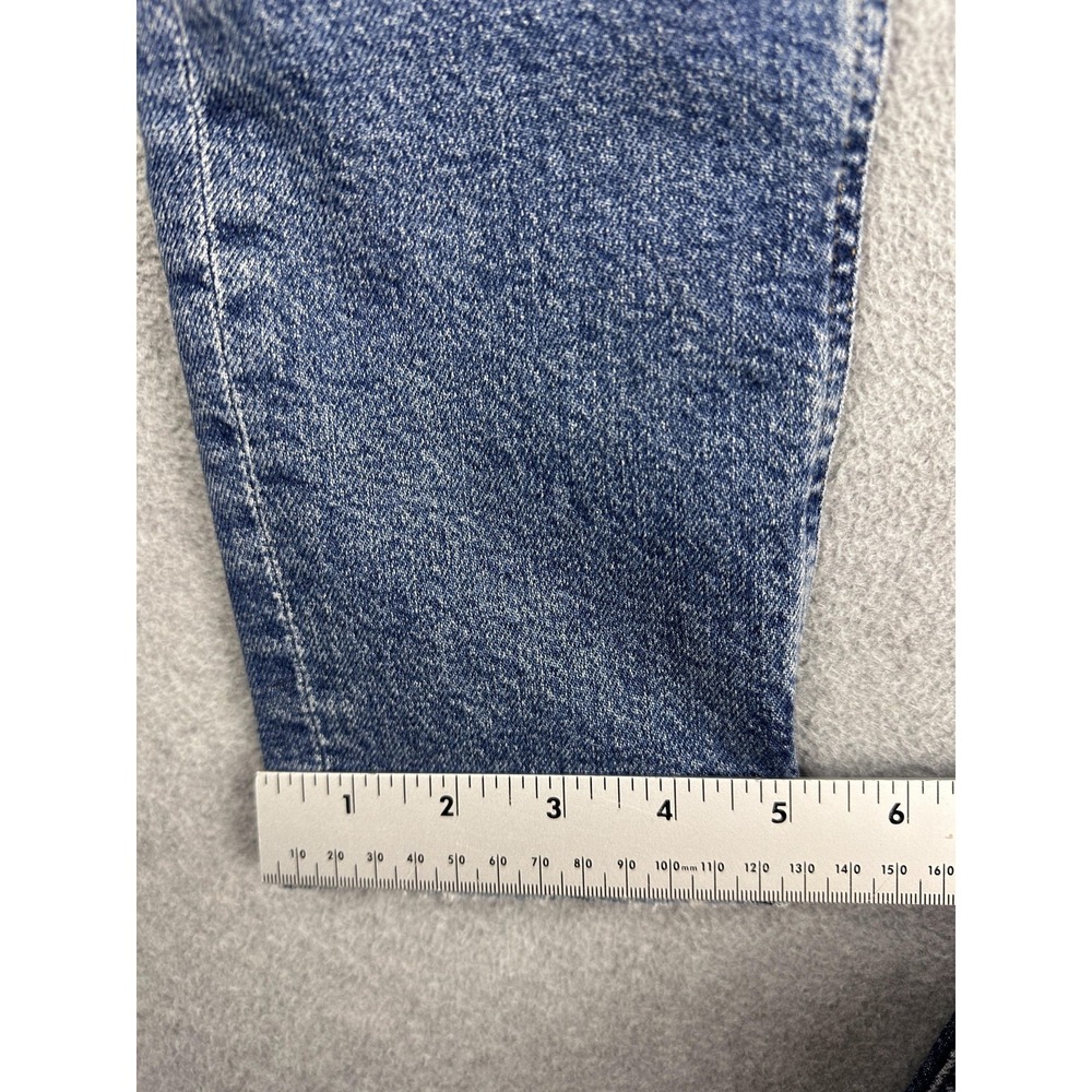 AGOLDE Nico Jeans Womens 24 Blue Medium Wash High Rise Skinny Button Fly NWT - Picture 10 of 13